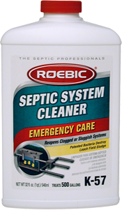 Roebic K-57 - Septic System Cleaner - Emergency Care - 1qt