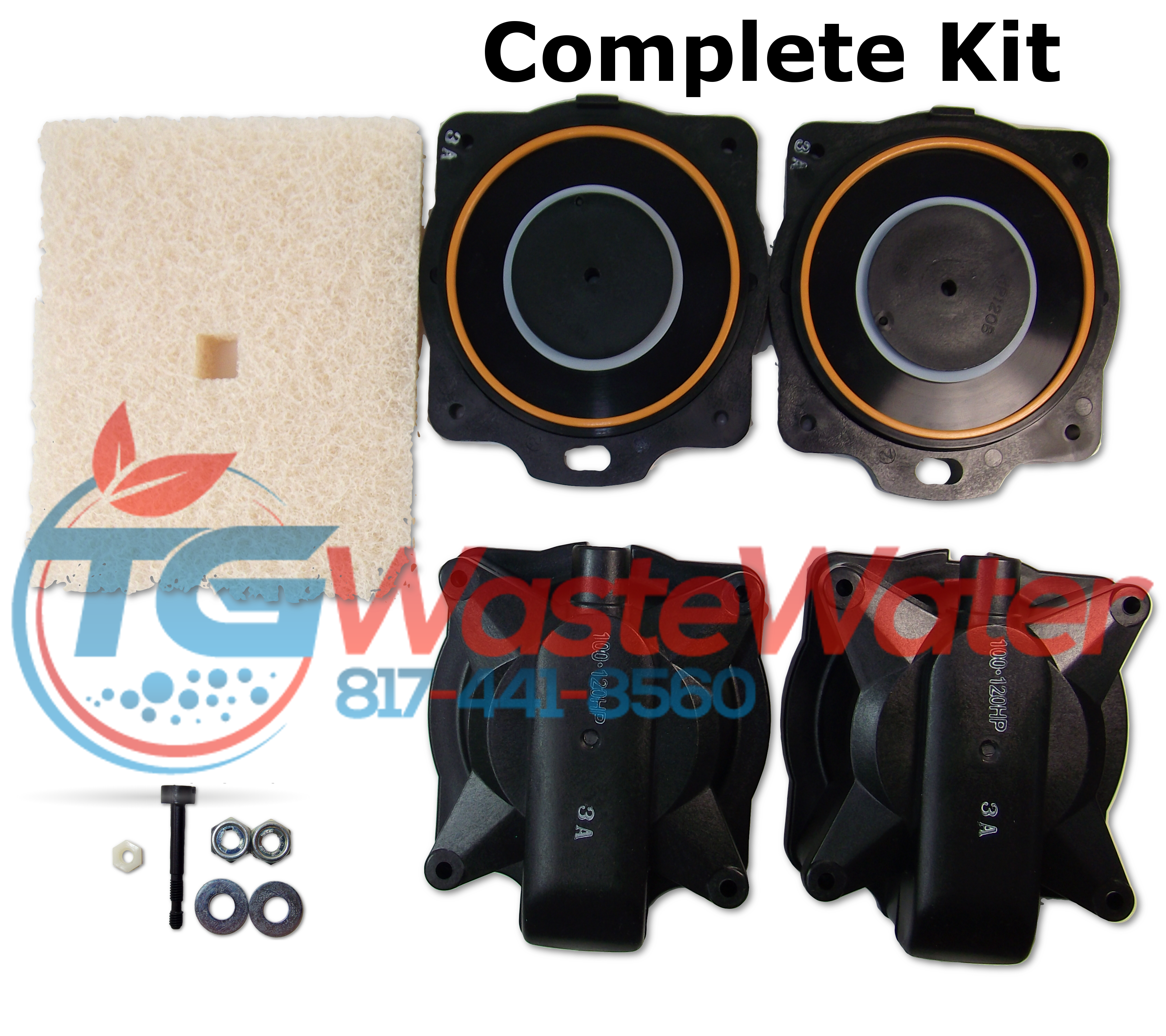 Hiblow HP 100-120 Rebuild Kit Complete Kit