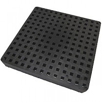 Tuf-Tite 11"x11" B1-DG: Drain Grate (Black) - For 4 Hole Distribution Boxes