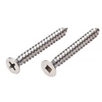 Stainless Steel Screws  Phillips or Square Drive #10 1-3/4in Pan Head Screws - 18/8 Stainless Steel